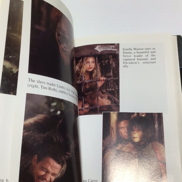 Planet of the Apes 2001 Hardcover book with dustjacket and color movie photos - Picture 3 of 12